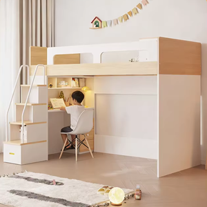 <span class=keywords><strong>Lit</strong></span> <span class=keywords><strong>cabane</strong></span> en bois pour chambre d'enfant <span class=keywords><strong>avec</strong></span> <span class=keywords><strong>bureau</strong></span>, fabriqué en Chine pour les enfants - Product Image 3