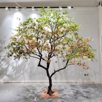Nouveaux arbres artificiels en érable, écologiques, durables, décorations de mariage en pot pour intérieur, faux arbres, plantes biomimétiques, sol-plafond