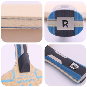 Pala de tenis de mesa Reactor AR70X Pro de compuesto de carbono con núcleo <span class=keywords><strong>Limba</strong></span>+Ayous+Yarmid+Ayous+Ayous+Barmid, agarre horizontal recto - Product Image 5