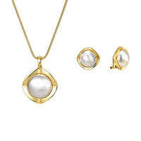 Ensemble de perles personnalisées design en or blanc 14K 18K bijoux perles d'eau de mer lavande magasins de bijoux abordables