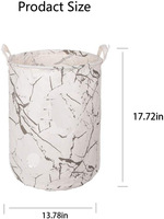 Toile mignon animaux paniers de rangement coton tissu solide grande corde pliable rond maison organisateur bin pour les enfants