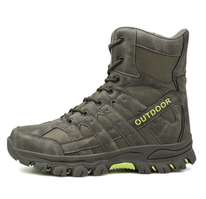 DFA05 Stock Asiaon Heavy Duty <b>Hiking</b> Camping Mountaineer Climbing CP Camouflage Tactical Long <b>Boots</b> - Product Image 3