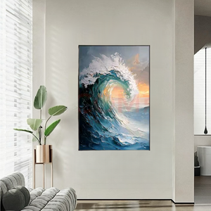 <span class=keywords><strong>ภาพ</strong></span><span class=keywords><strong>วาด</strong></span><span class=keywords><strong>สี</strong></span>น้ำมันเพ้นท์ด้วยมือ - Product Image 5