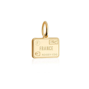 Colgante de Acero Inoxidable Chapado en Oro con Diseño de Sello de Pasaporte Personalizado, Joyería de Viaje con Etiquetas de Aeropuerto, Novedades 2026 - Product Image 1
