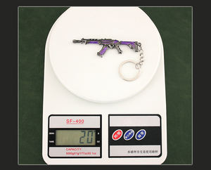 A mazon, superventas, llavero <span class=keywords><strong>Valorant</strong></span>, venta al por mayor, <span class=keywords><strong>precio</strong></span> barato, llavero mini pequeño de metal, modelo weopon, llaveros - Product Image 6