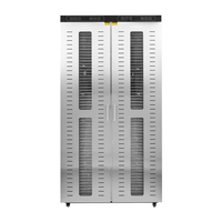 116 Bakjes RVS Voedseldehydrator voor Industrieel Gebruik, Eenvoudig in Gebruik voor Vlees, Vis, Fruit en Groenten, 220v-240v