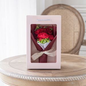 <strong>Unique</strong> <strong>Gift</strong> <strong>for</strong> <strong>Her</strong> Never Withered Roses Soap Flower Bouquet 2 Balloons With Light Free <strong>Gift</strong> Box - Product Image 4