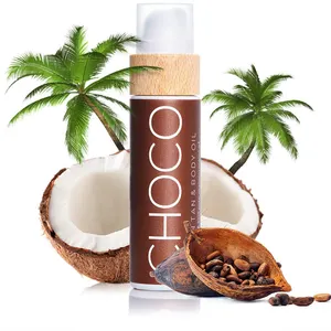 Indoor Tanning Tanner Solution Oils Deep Chocolate Sun Tan Outdoor Black Body Tanning Oil