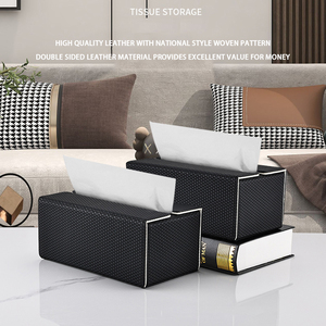 Portatovagliolo pieghevole magnetico a doppio lato con scatola di fazzoletti in PU addensato creativo per decorazione <span class=keywords><strong>da</strong></span> tavolo <span class=keywords><strong>da</strong></span> ristorante di casa Hotel - Product Image 6