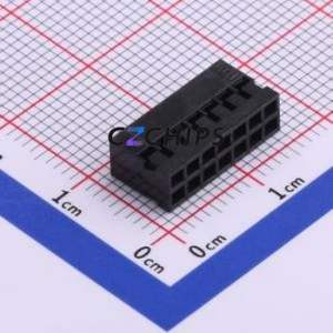HX20011-2x7YS Housing (Wire-to-Board / Wire-to-Wire) P=2mm Connector ( Jack Structure: 2x7P )( Pitch: 2mm )( Row Spacing: 2mm ) - Product Image 1