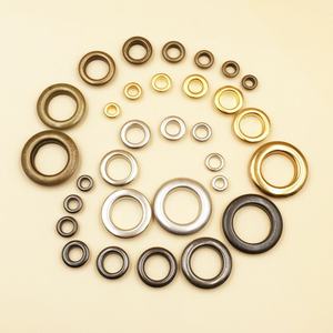 Botones de metal de hierro de 10 mm al por mayor, ojales huecos y anillas para ropa y equipaje - Técnica de chapado - Product Image 4