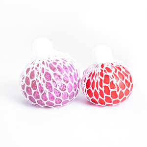 2023 superventas Bola de ventilación de goma de cuentas mano muñeca juguete malla Squishy estrés juguetes bola - Product Image 4