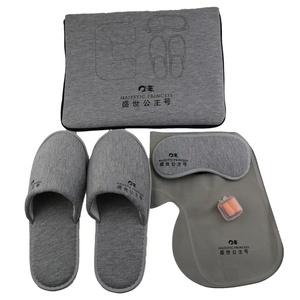 Pantoufles portables de voyage ensemble de voyage d'affaires unisexe pour le vol à domicile <span class=keywords><strong>et</strong></span> l'hôtel - Product Image 1