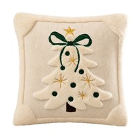 Housses de coussin de Noël 2026 les plus vendues en gros, nouveau style, taies d'oreiller sapin de Noël, coussins décoratifs personnalisés pour canapé de fêtes