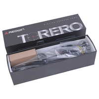 Lunette de visée Red Win LPVO True 1x 30mm 1/2 Click Value Turret Zero Lock 6 niveaux d'éclairage rouge Réticule en fer à cheval Torero HD 1-6x24 FFP