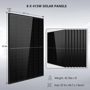 ชุดโซล่าร์ออฟกริดแบบเก่า8000W 48VDC 120V 240V 58493 10.24kwh LifePo4 - Product Image 2