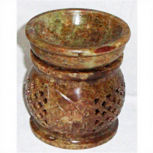 Quemador de Aromas y Difusor de Aceites de Piedra de Jabón India - Decoración Duradera para el Hogar - Product Image 1