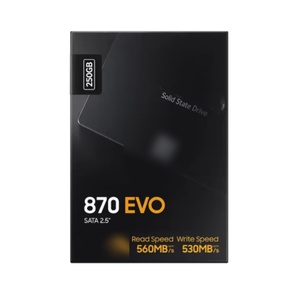 Disque SSD (Solid State Drive) Interface SATA3.0 Cache indépendant Accessoires informatiques IA Vitesse de lecture 560 Mo/s 870EVO250 Go 500 Go 1 To 2 To 4 To - Product Image 1