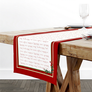 Polyester Printed Table Runner Private Label for Event Decor Distributors Contract Manufacturing Supply Bulk Purchasing - Product Image 1