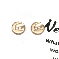 Alésage double quatre boutons métalliques boutons décontractés pour femmes boutons de couture à la main boutons de vêtements haut de gamme accessoires de bijoux diy