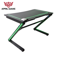 Y-GD23 2022 Table de jeu PC moderne de haute qualité, imperméable, avec éclairage LED, bureau de jeu pour ordinateur