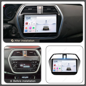 Aijia Cadre de lecteur DVD de voiture Android universel de 9 pouces pour <span class=keywords><strong>SUZUKI</strong></span> SX4/<span class=keywords><strong>S</strong></span> <span class=keywords><strong>CROSS</strong></span> 2014-2017 LHD/RHD Panneau de tableau de bord avec câble - Product Image 4