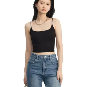 CHIC <span class=keywords><strong>VEN</strong></span> Damen Vintage-Top mit Schleifenkragen, locker, kurz, ärmellos, einfarbig, CAMIS, Dobby-Gewebe, gestrickt, Frühling, Sommer 2023 - Product Image 1