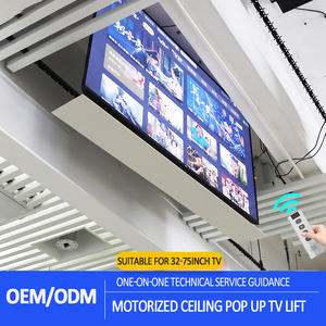 <span class=keywords><strong>Support</strong></span> de télévision <span class=keywords><strong>motorisé</strong></span> électrique réglable en hauteur avec télécommande en acier JGST, compatible avec les téléviseurs jusqu'à <span class=keywords><strong>75</strong></span> <span class=keywords><strong>pouces</strong></span> - Product Image 6