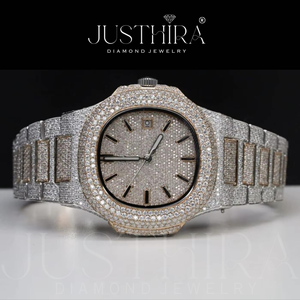 Excellent Quality Moissanite Diamond Quartz <b>Watch</b> Women Slim Design Elegant Fashion <b>Wrist</b> <b>Watch</b> Gift Available <b>For</b> Sale - Product Image 4