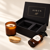 AIKUN – Vente directe usine – Ensemble diffuseur à bâtonnets et bougie parfumée de luxe personnalisé pour la maison