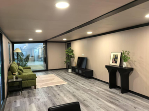 Villa moderne préfabriquée en conteneur pliable en acier à 2 chambres, extensible et économique, pour usine de toilettes et salle de bain d'hôtel - Product Image 5