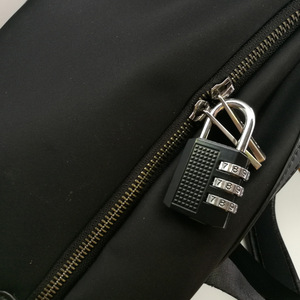 Combination Pad Lock 3 Digit Zinc Alloy Rectangular Gym Locker Luggage Bag <b>Security</b> Lock Black White Color Available - Product Image 2