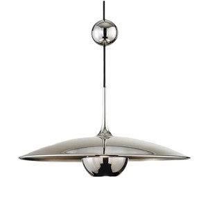 Modern Minimalist Flying Saucer Pendant <b>Light</b> Led Single Head Round <b>Chandelier</b> For Dining Room Nordic Style - Product Image 5