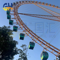 Rueda de la Fortuna Gigante Personalizada de 108 m, Modelo 2026, con Equipamiento de Observación de Lujo e Iluminación LED Completa para Atracciones en Parques al Aire Libre