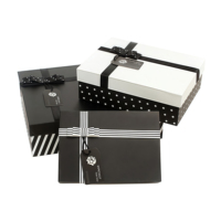Coffrets cadeaux exquis personnalisés imprimés ciel et terre boîtes de couverture emballage réutilisable fleur motif boîte avec feuille d'or estampage