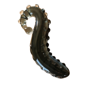 Estimulador de Punto G, Dildo de Vidrio Negro Transparente, Dildo de Vidrio para Masturbación, Juguete Sexual para Adultos, Varita Yoni de Vidrio Negro - Product Image 4