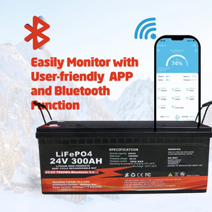 Factory 12V <b>24V</b> 50Ah 100Ah 200Ah 300Ah 400Ah 600Ah ODM /OEM 8000+cycles LiFePo4 <b>Battery</b> with IP65 Waterproof Lithium <b>Battery</b> - Product Image 5
