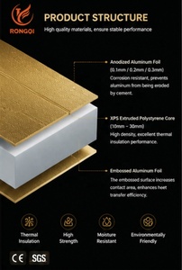 Panneau de <span class=keywords><strong>chauffage</strong></span> au sol en aluminium gaufré XPS, moderne, ignifuge, isolant thermique et durable - Product Image 6