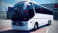 Autobus de luxe neuf LCK6129D Euro2 Diesel 57 places 63 places Moteur avant RHD en Afrique