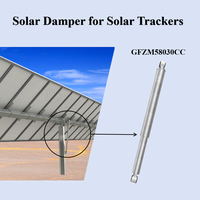 Amortisseur solaire GFZM58030CC avec connecteurs à joint en caoutchouc en acier inoxydable
