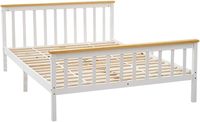 Lit en bois massif personnalisé lit double 4FT6 lit moderne en bois pour meubles de maison