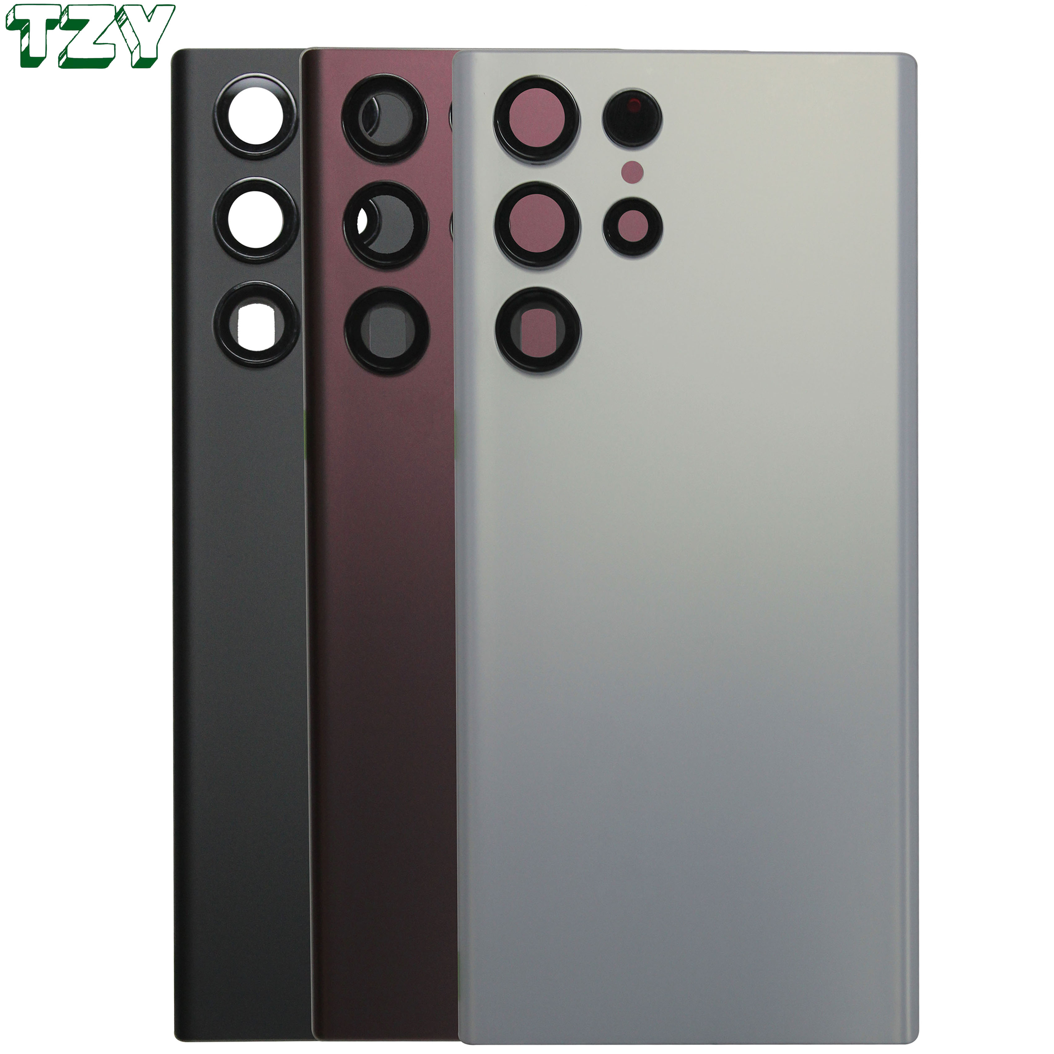 Сменное заднее стекло для Samsung Galaxy S22 ультра задняя крышка корпуса батареи