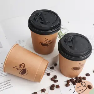 9oz 8 Oz Coffee Cup Tea Paper Cups With Logo
