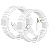 Cordon de chargeur de voiture USB-C câble de données type-c pour iPhone 17/17 Pro/Air/16e/16/15 Pro Max/Plus fil de charge de 3 pieds