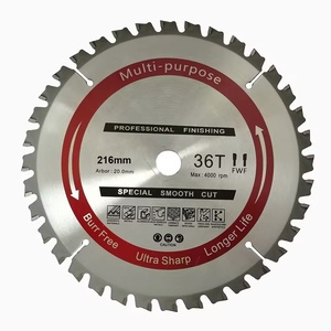 LIVTER 216x36T Lame de scie circulaire multi-usages pour la coupe de l'acier, de l'aluminium et du <span class=keywords><strong>bois</strong></span>, qualité supérieure européenne - Product Image 1