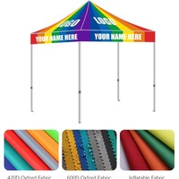 Carpa para Eventos Impermeable con Impresión Personalizada HFJY B316, Gazebo Comercial, Carpa para Ferias y Exposiciones, Tamaños Personalizables para Negocios