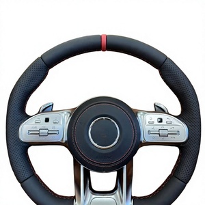 Volant en cuir LED en fibre de carbone d'occasion pour W245 W204 W212 W221 C117 pour voitures GT – Performance et style améliorés - Product Image 6