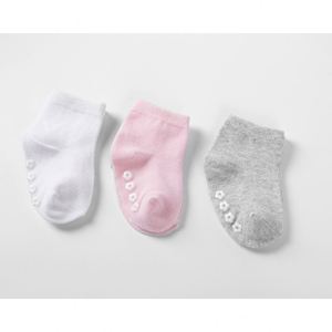 Calcetines antideslizantes para bebés, calcetines tejidos para bebés, calcetines de algodón para gatear para bebés y niñas - Product Image 1