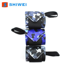 Bracelets élastiques en nylon camouflage Shiwei pour le sport, la musculation et tous les sports, support durable pour les poignets - Product Image 3