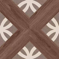 Carrelage mural décoratif en céramique de style français vintage 300x300mm, motif floral, émaillé, pour mur d'accentuation et crédence de cuisine